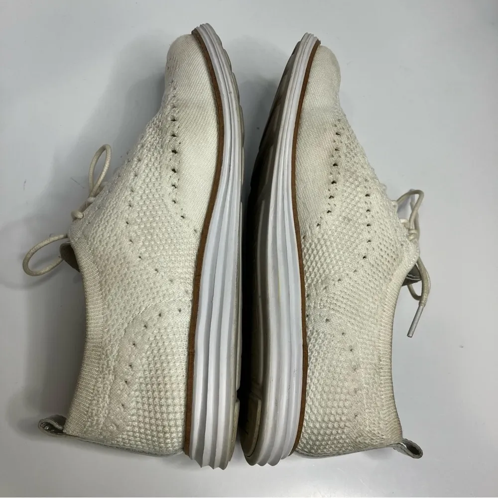 Cole‎ Haan zerogrand white knit Oxford shoes size 8 - Image 9