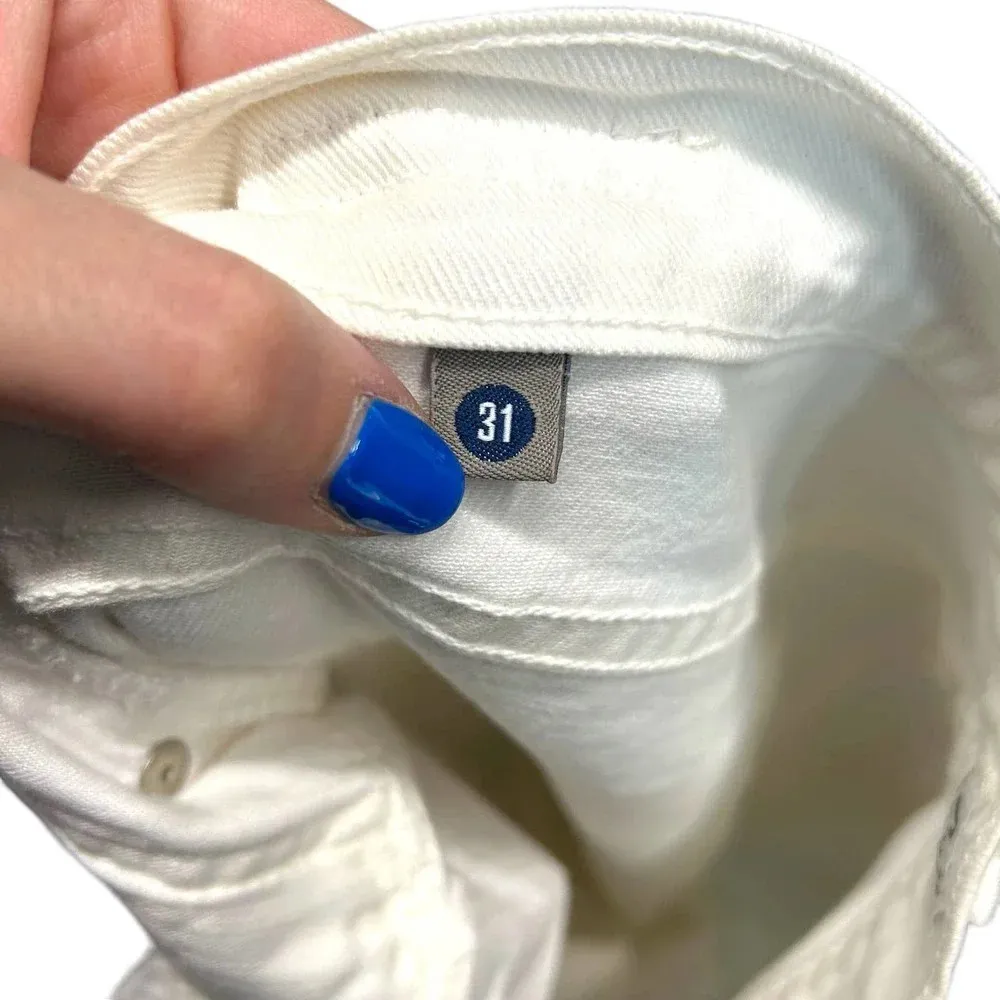 Citizens of Humanity Dita Petite Bootcut Jeans Santorini White Denim Size‎ 31 - Image 12