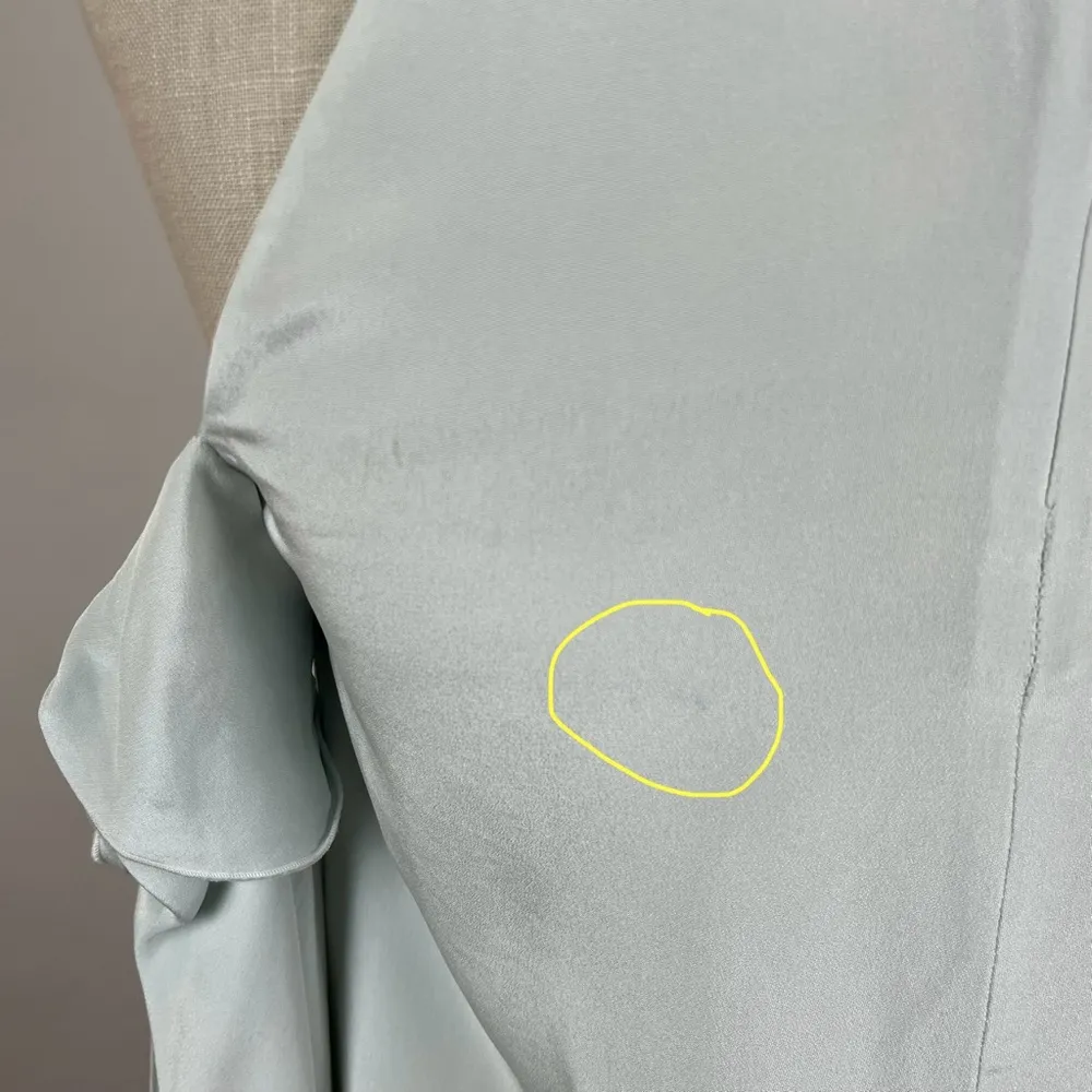 3.1 Philip Lim Light Blue Silk Long Sleeve Blouse - Image 7