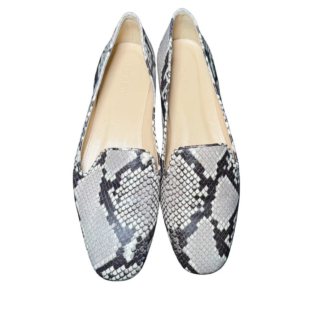 Smoking slippers in snake-embossed leather 7.5 - Image 3