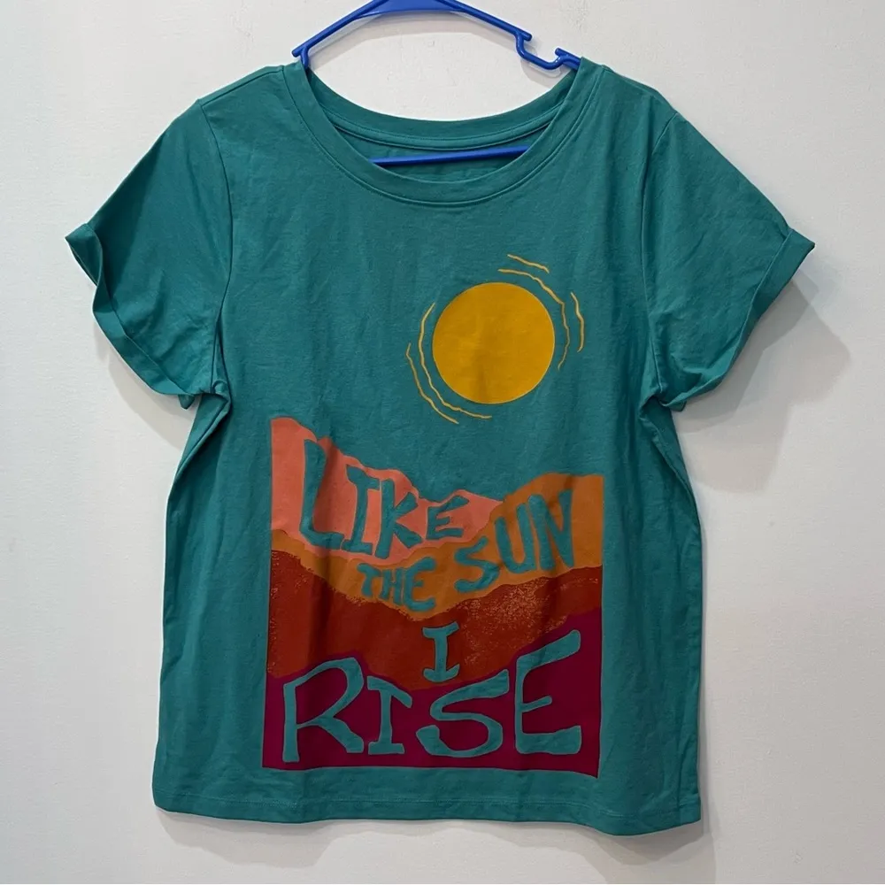 Target Relaxed Fit T-Shirt Like the Sun I Rise Graphic by Airielle Marie Small - Image 2