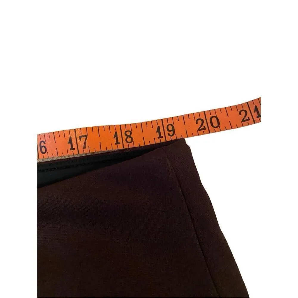 Nwt Alexander Jordan Tummy Control Dress Pants 1X Formal Straight Leg Brown - Image 8