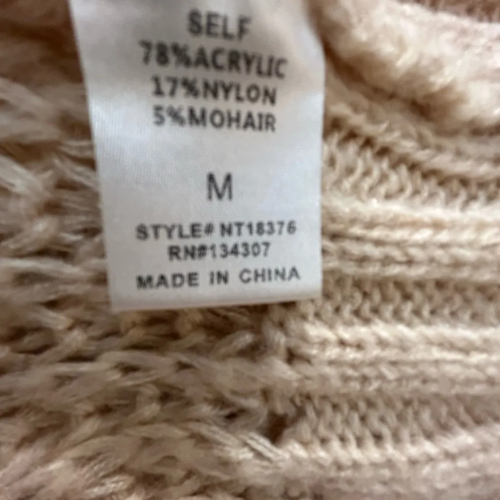 Lumiere Soft knit oversized sweater! Partial mohair Size M - Image 6