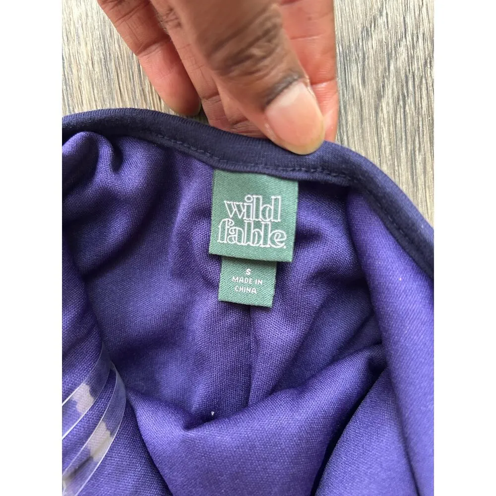 Wild Fable Purple Iridescent Sequin Maxi Dress Size Small - Image 11