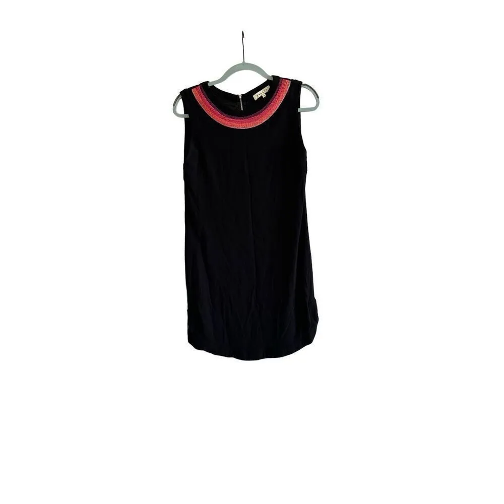 Sandro Embellished Neckline Dress Sz 2 - Image 2