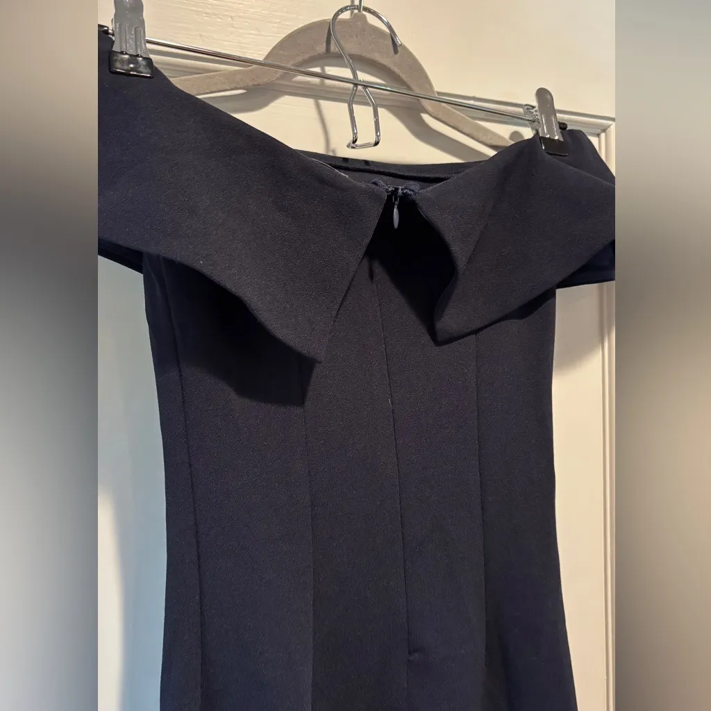 Hello Molly Strapless Navy Dress - Image 6