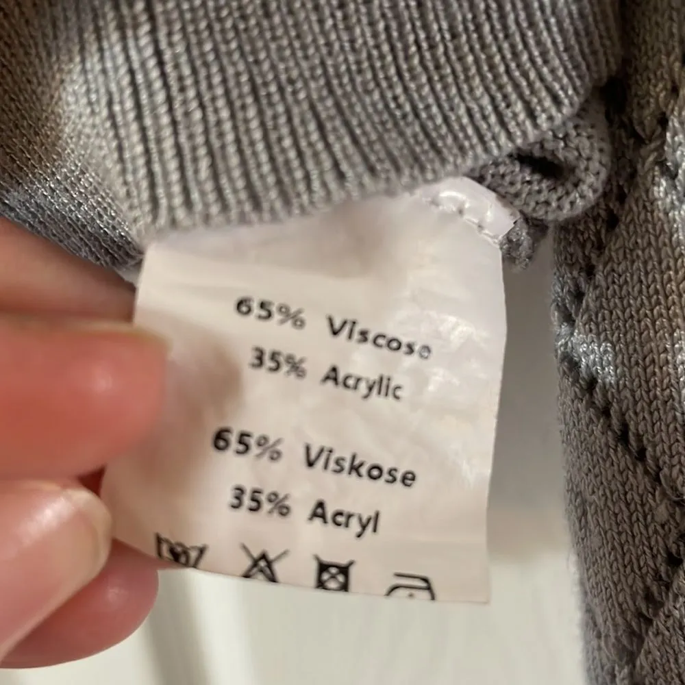 Grace Karin gray cardigan size M‎ - Image 6