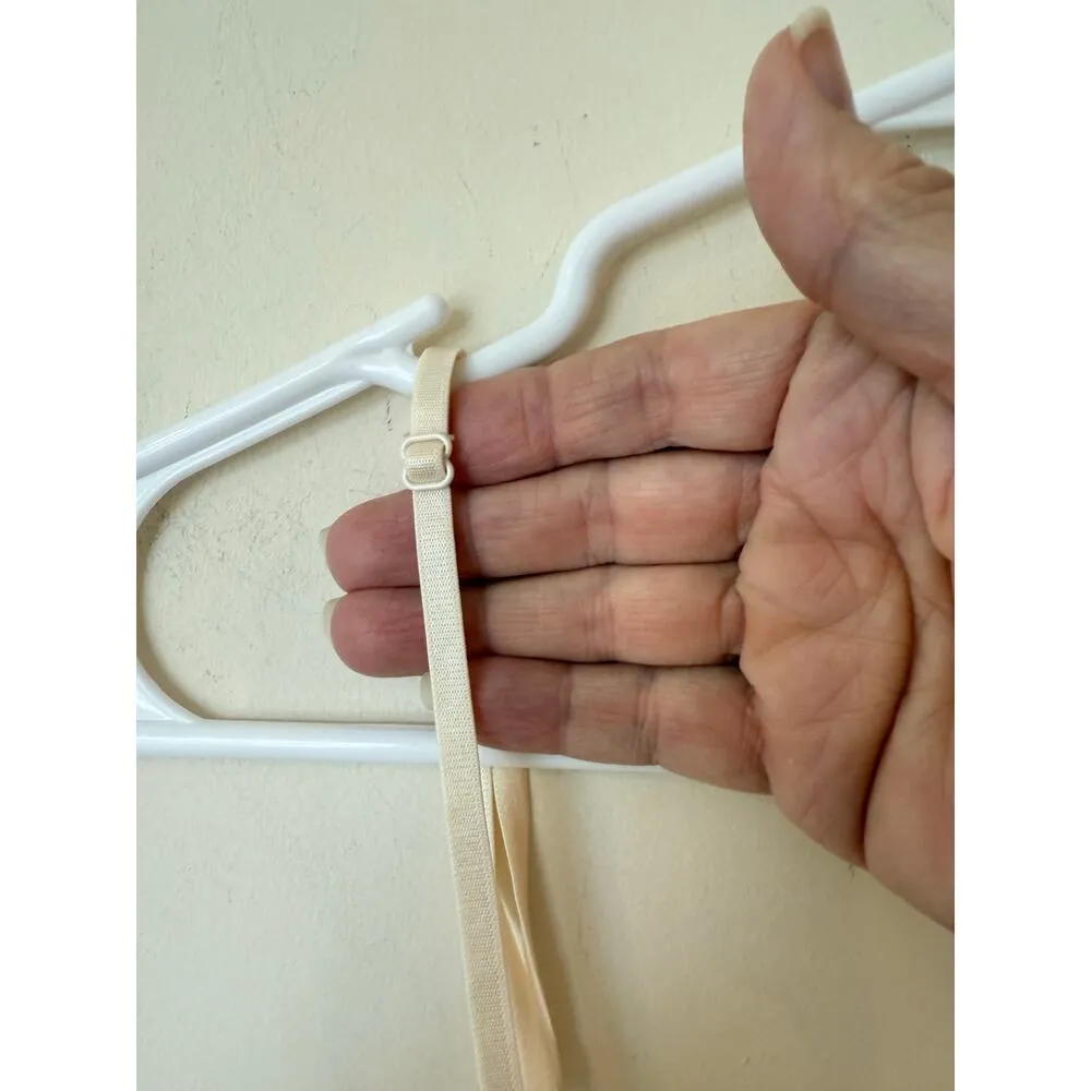 Zara Sleeveless Lace Corset Style Sweetheart Neck Tank Top Cream Women's Medium - Image 6