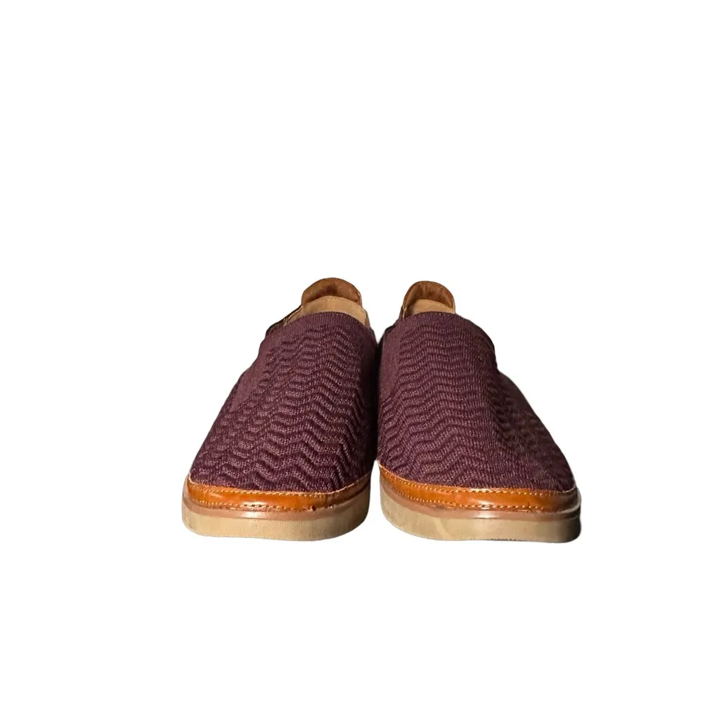 Cobb Hill Womens Camryn Eggplant Purple Slip On Knit Loafers Shoes‎ size 9 Brown - Image 2