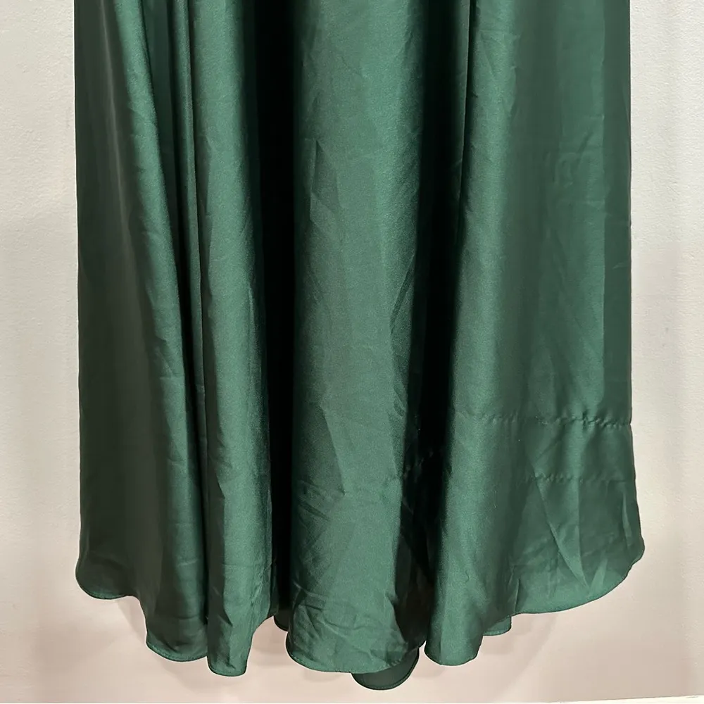 La Femme 29760 Emerald Green Strappy Back Gown 0 - Image 4