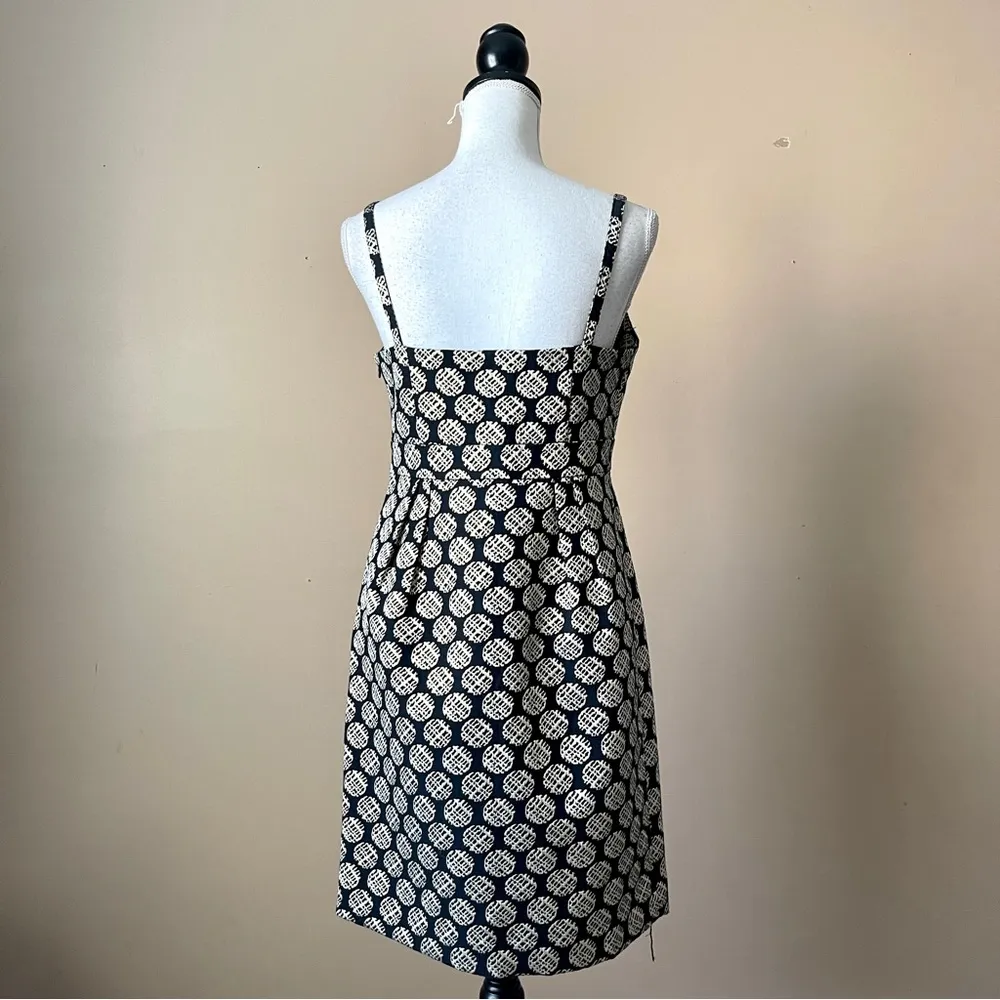 THE LIMITED | Black Metallic Gold Medallion Cocktail Dress Sz 6 - Image 6