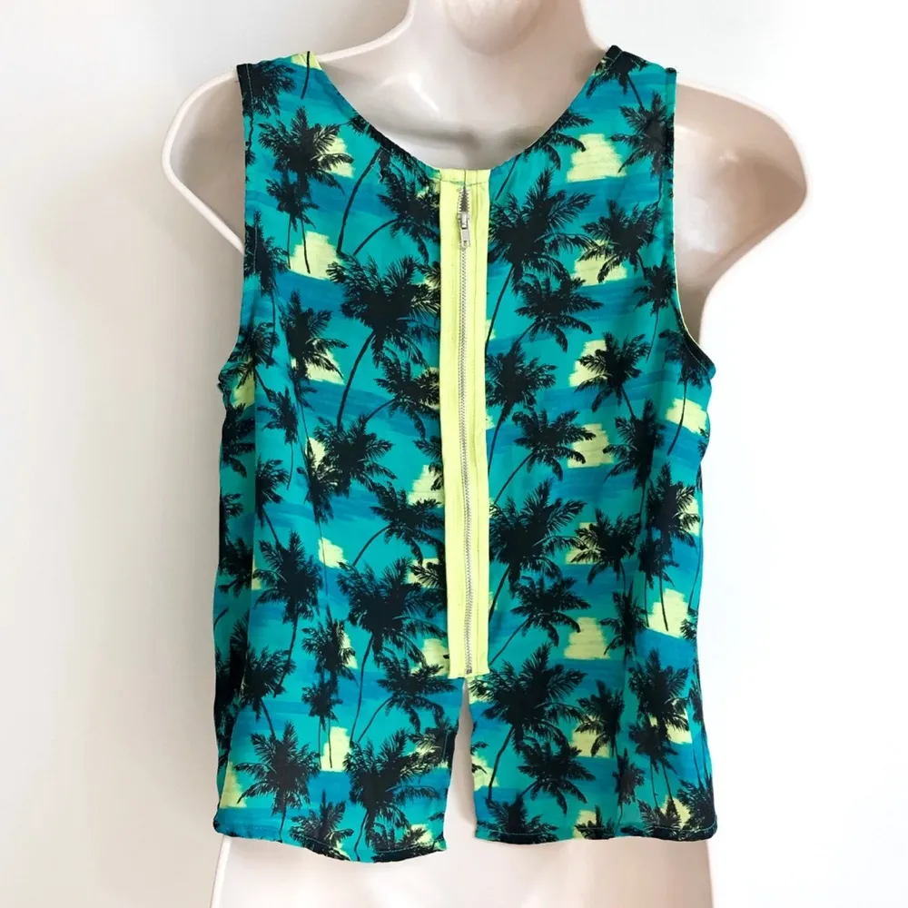 BONGO tropical palm tree tank top - Image 2