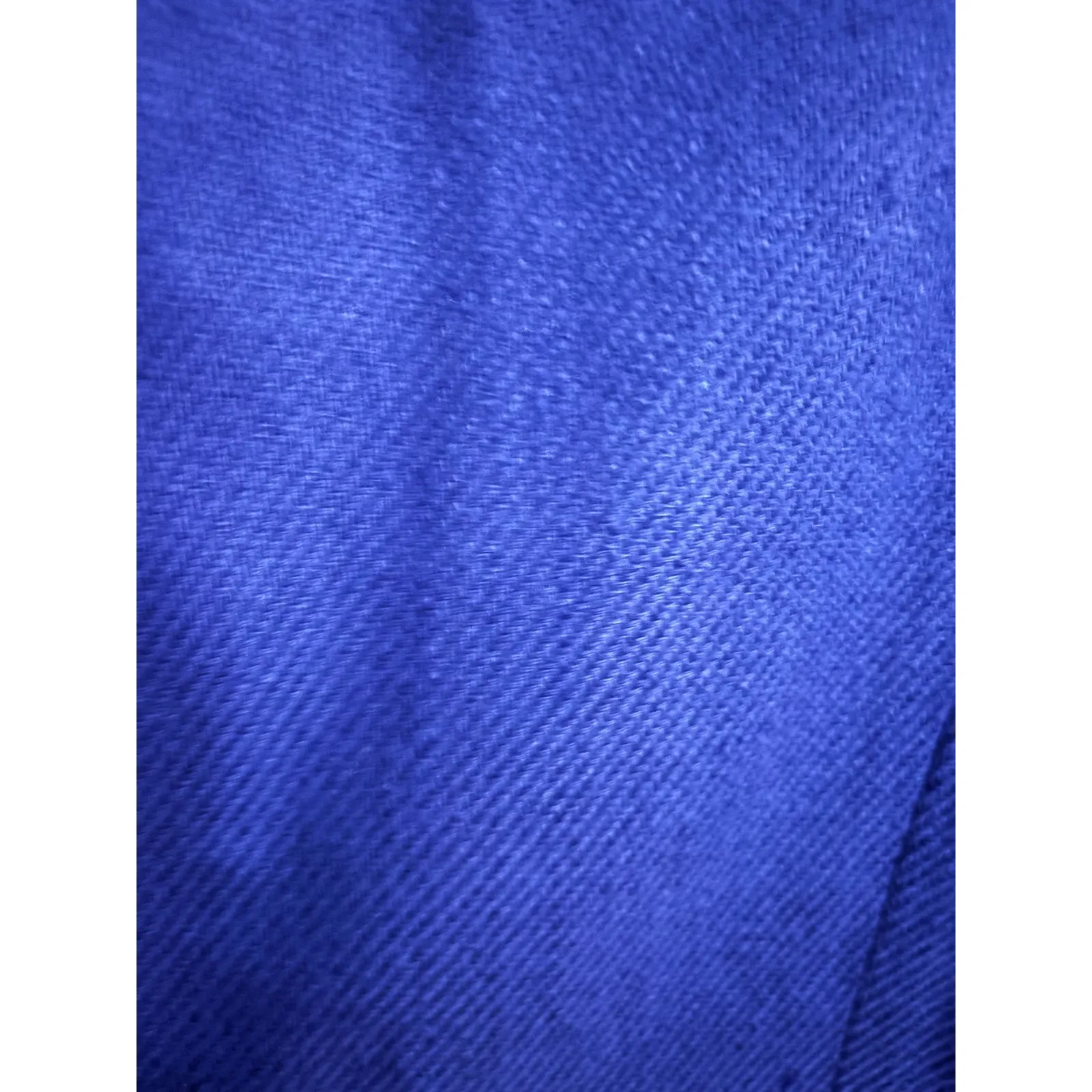 CARLISLE Womens Blue Silk Blazer Jacket Size 10 Gold Chain Detail - Image 10