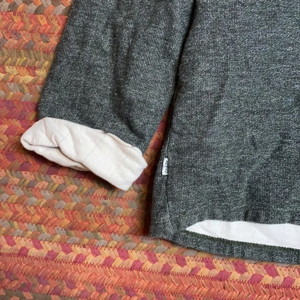 LEVIS DARK GREY PULLOVER BOXY SWEATER TOP - Image 3