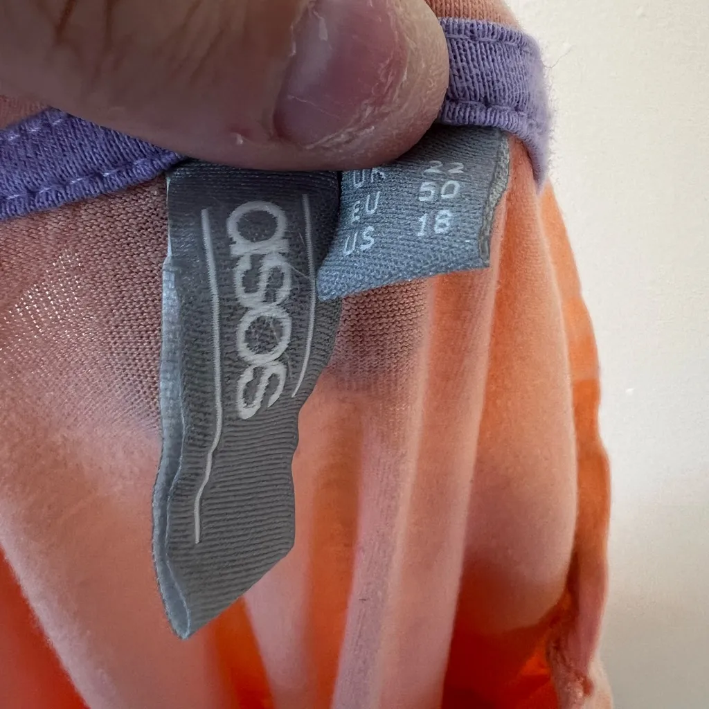 ASOS‎ Women’s Plus Size Nightgown Sleep Shirt Cactus Sombero Size 18 - Image 2