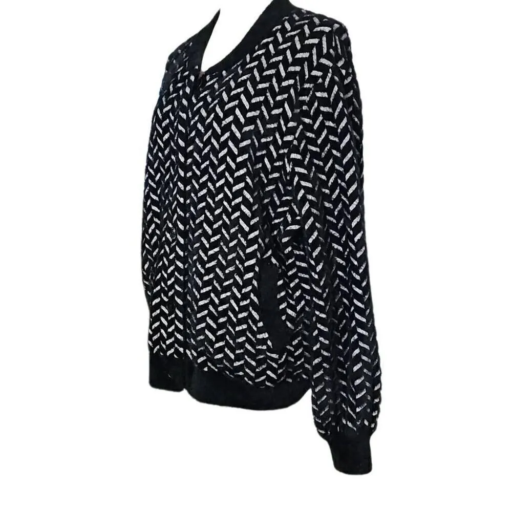 Liverpool Los Angeles Cardigan Button front Sweater Jacket Soft, Size XL NWOT. Black - Image 5