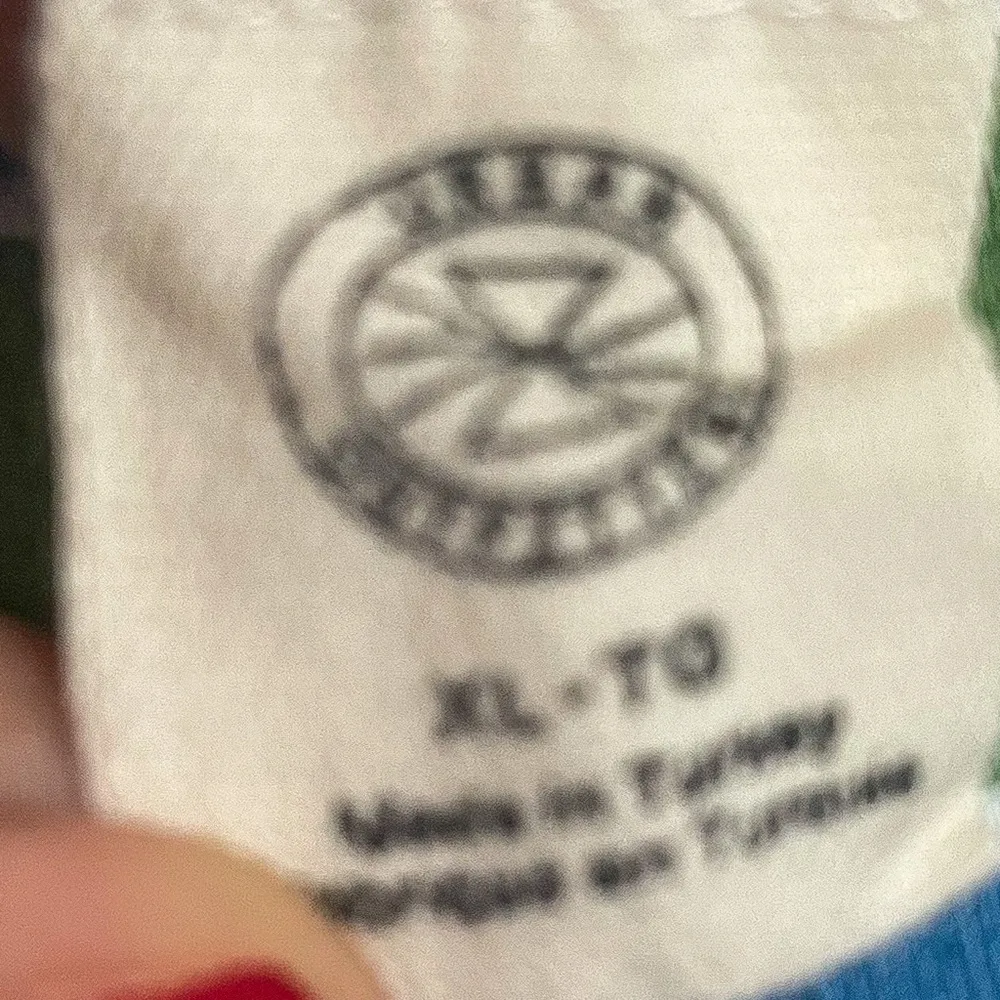 Urban Outfitters‎ Varsity Spliced Tank Boston Cropped Tank Size XL Light Flaw - Image 4