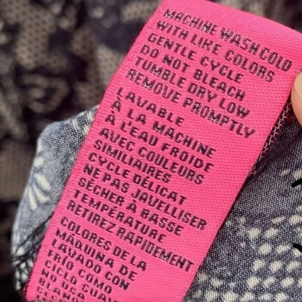 VTG Y2K Betsey Johnson Women's Loose Flowy Peasant Blouse Multicolor Size M Y2K - Image 4