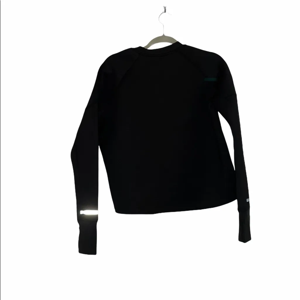 NWT Bebe Sport Black Scuba Top Black Large - Image 7