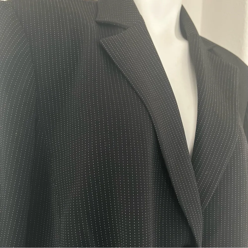 Kate Hill Two Button Blazer, Black, Plus Size 18W - Image 7