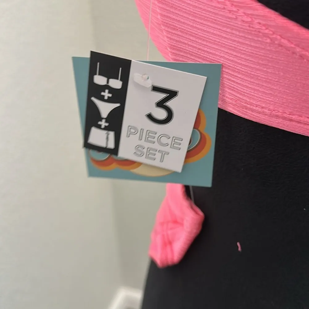 Pink 3 piece bikini set Size M - Image 6