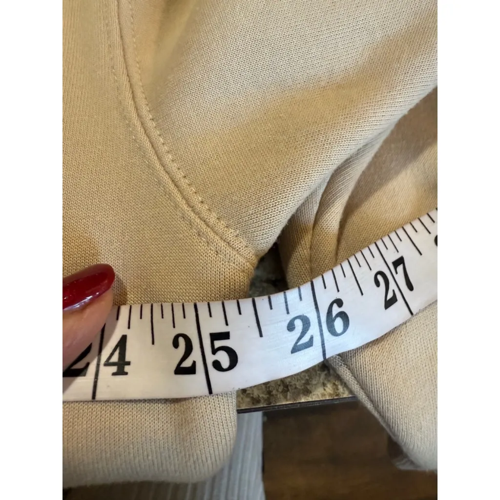 Women's The Rolling Stones Beige Red Graphic Sweatshirt L - Image 6