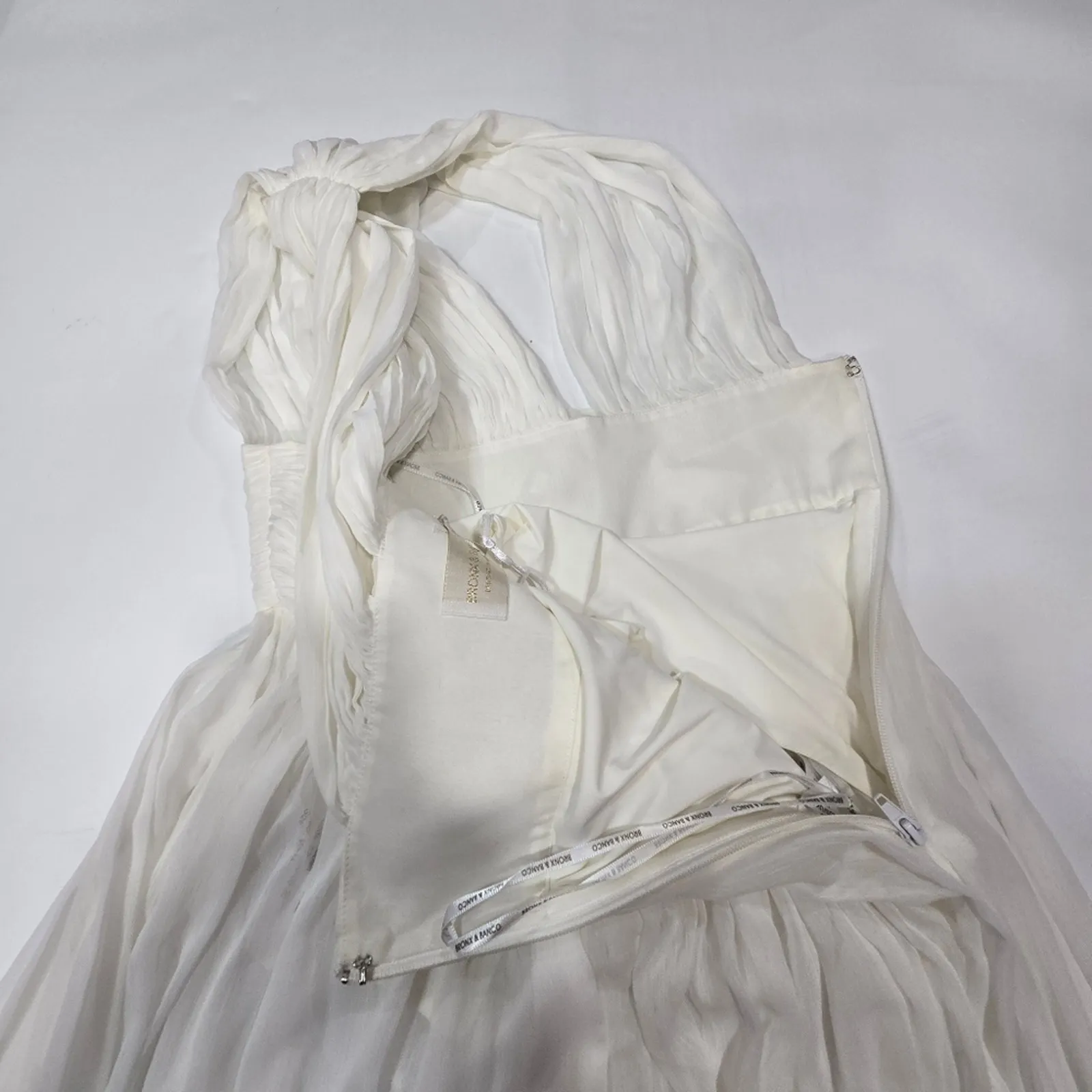 Bronx and Banco Aphrodite Bridal Gown in White XS - Image 12