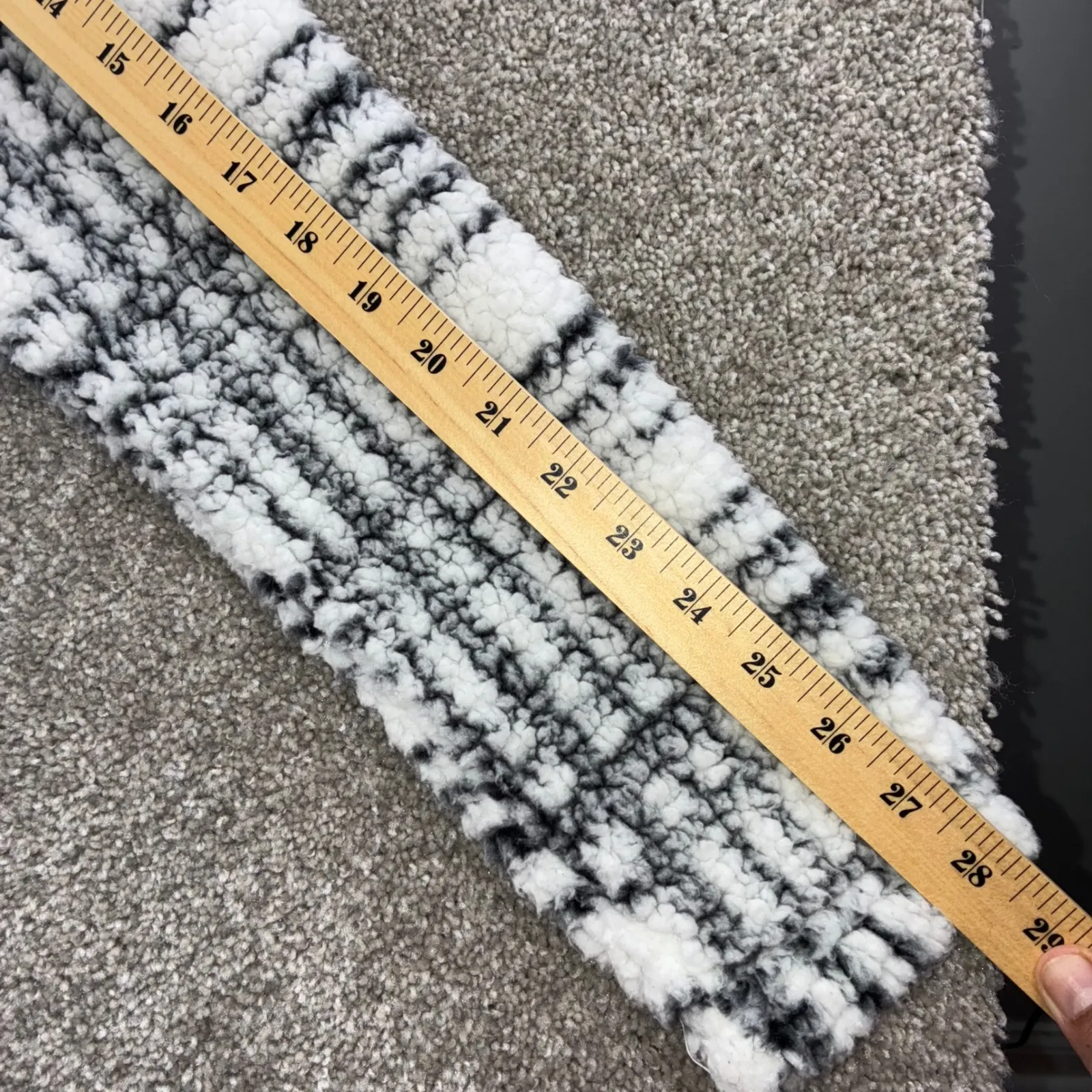 No Boundaries‎ Womens Small Sherpa Pullover Fleece Plaid Quarter Zip Gorpcore - Image 4