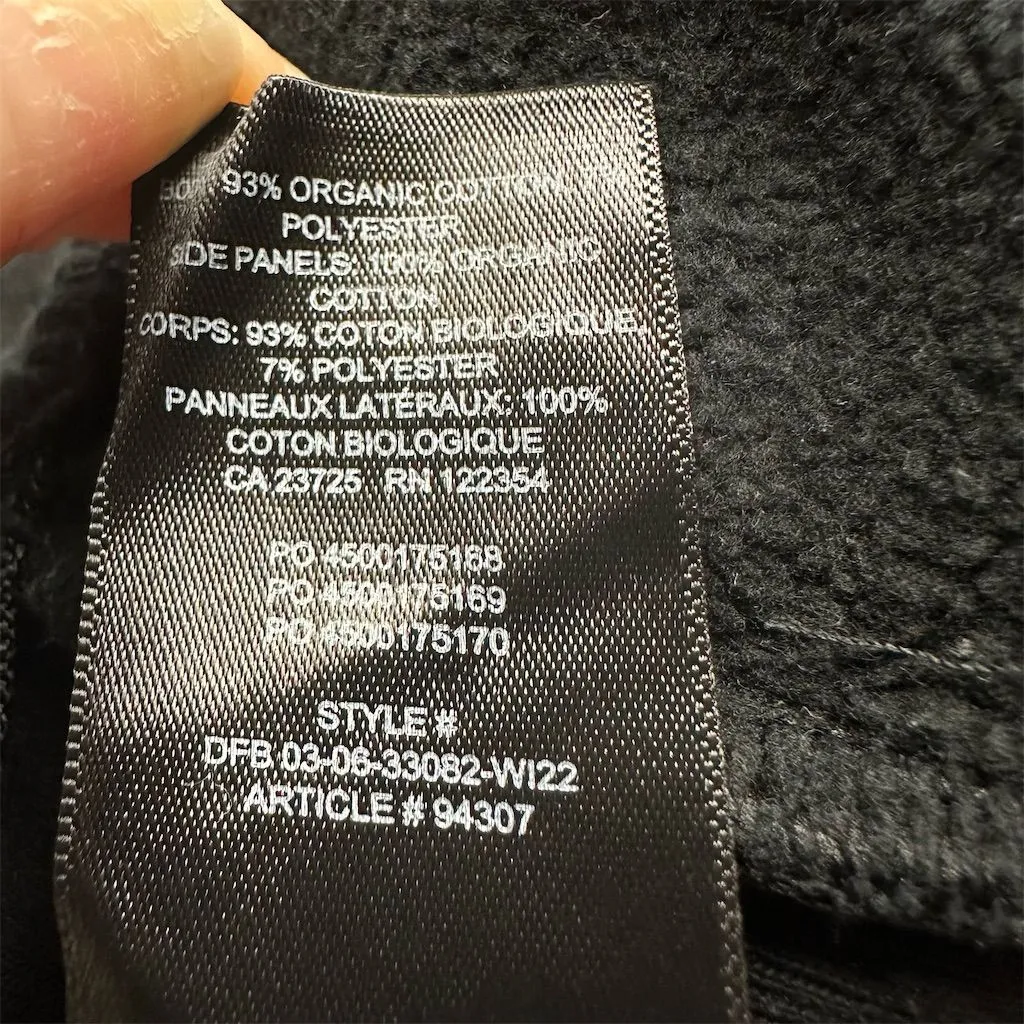 Aritzia TNA Women's XS Black Extra Fleece Boyfriend Sweatpant Casual Relaxed Fit - Image 9