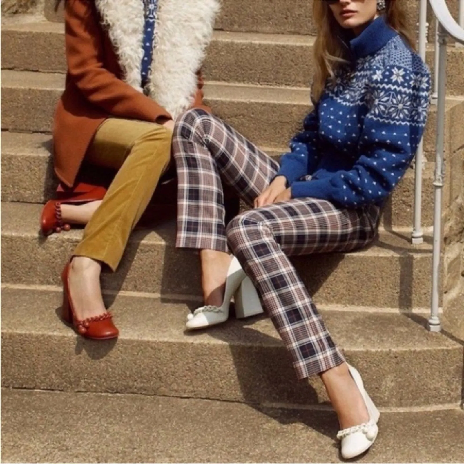 NIB TORY BURCH Ivory Addison Pump Box Calf Heels Women's Sz 5.5 Shoes NEW 44916 - Image 13