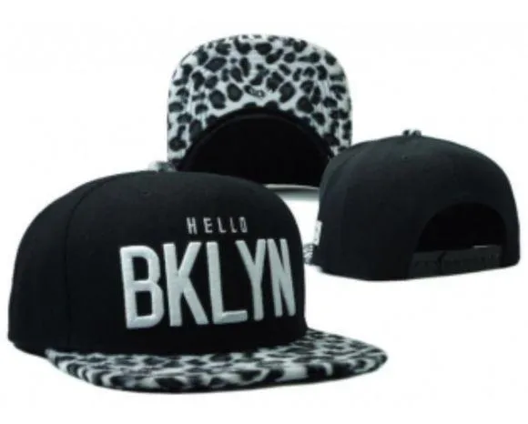 Cayler & Sons Hello Brooklyn Leopard Print Hat Black - Image 2
