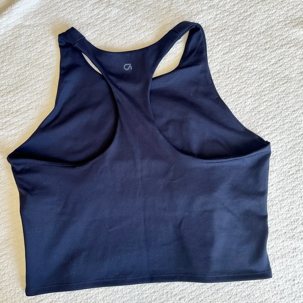 Gap GapFit High-Neck Brami XL Navy Blue NEW - Image 3