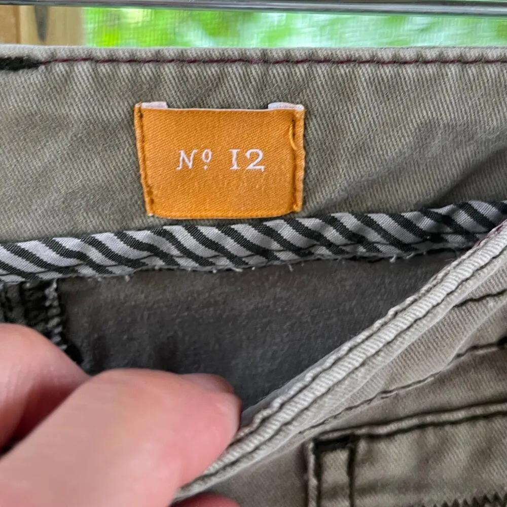 Anthropologie Pilcro And The Letterpress Taupe Utility Pants Size 12 - Image 9