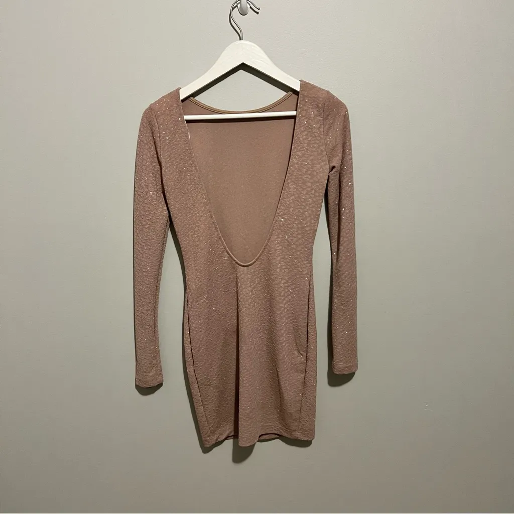 Windsor Sparkling Long Sleeve Dress - Image 2