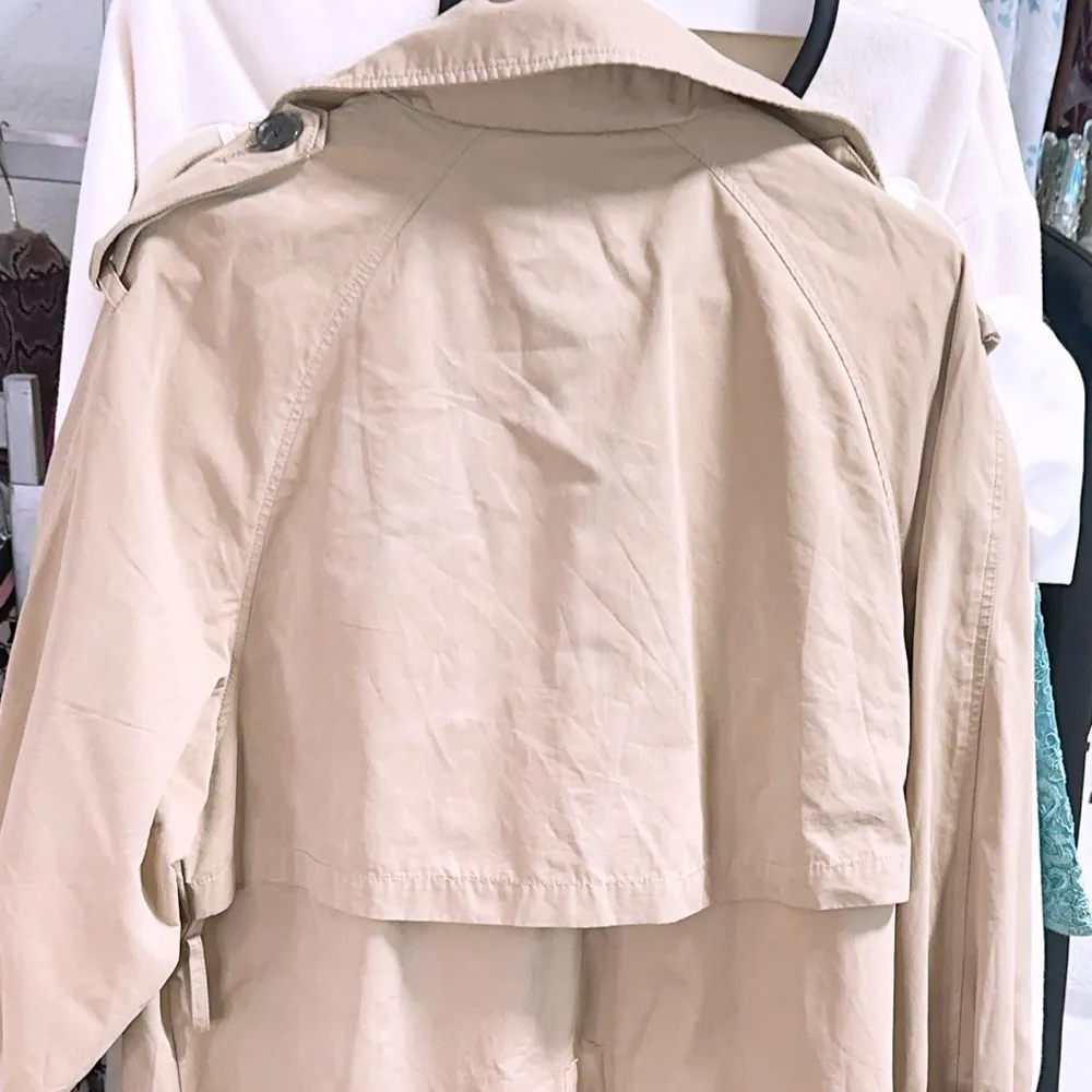 ZARA OVERSIZED DOUBLE BREASTED TRENCH - Image 3