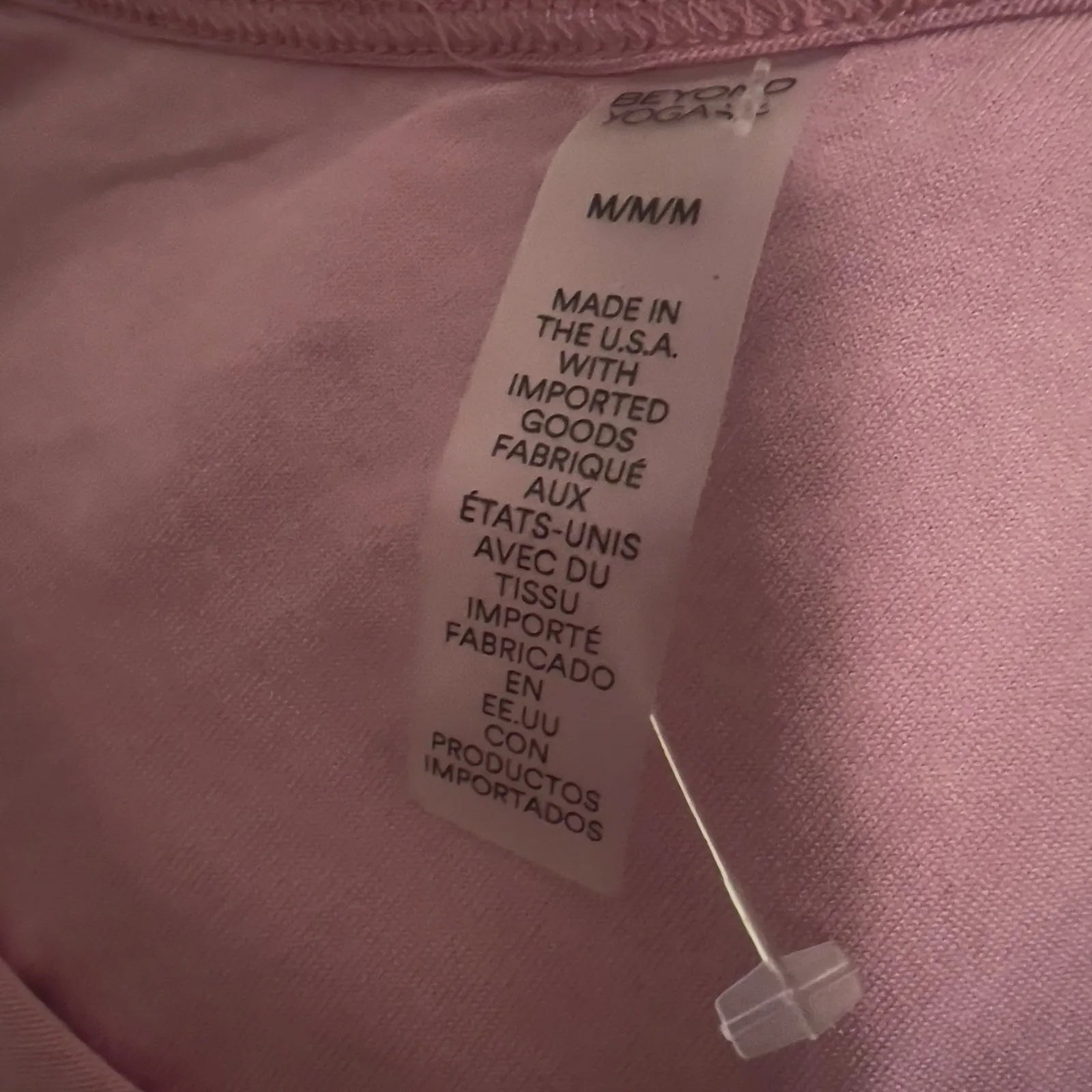 Beyond Yoga Women's‎ Spacedye Motivate Cropped Tank Pink Bloom Bra Size M  U.S.A - Image 9