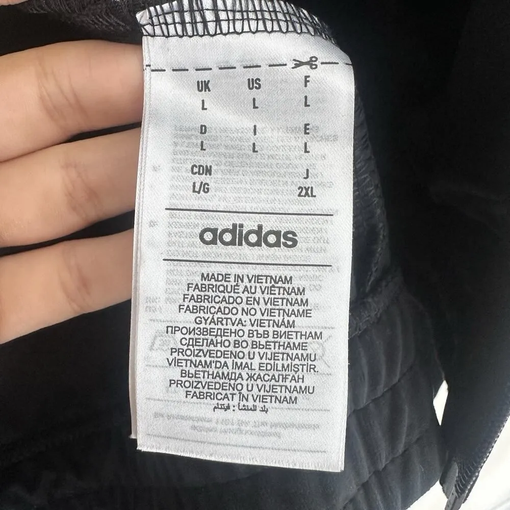 Miami Hurricanes Adidas Jacket Womens Large Black Velour Patch Zip Hoodie UM - Image 6