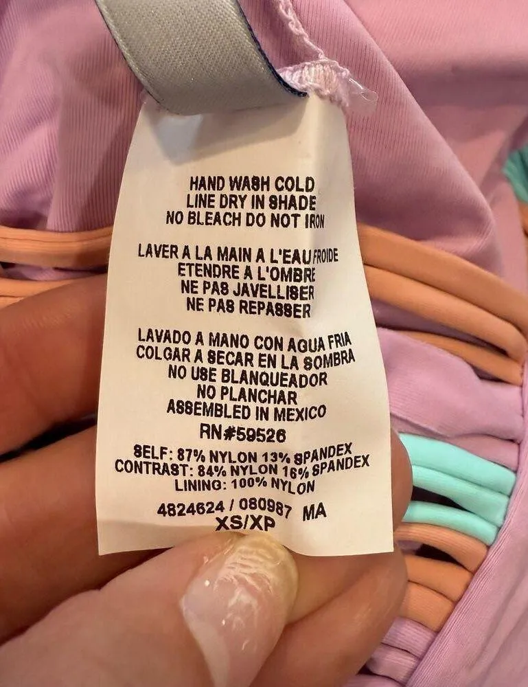 Isabella Rose Lavender Lucca High Waist Bikini Bottom Sz XS NWT Purple - Image 6