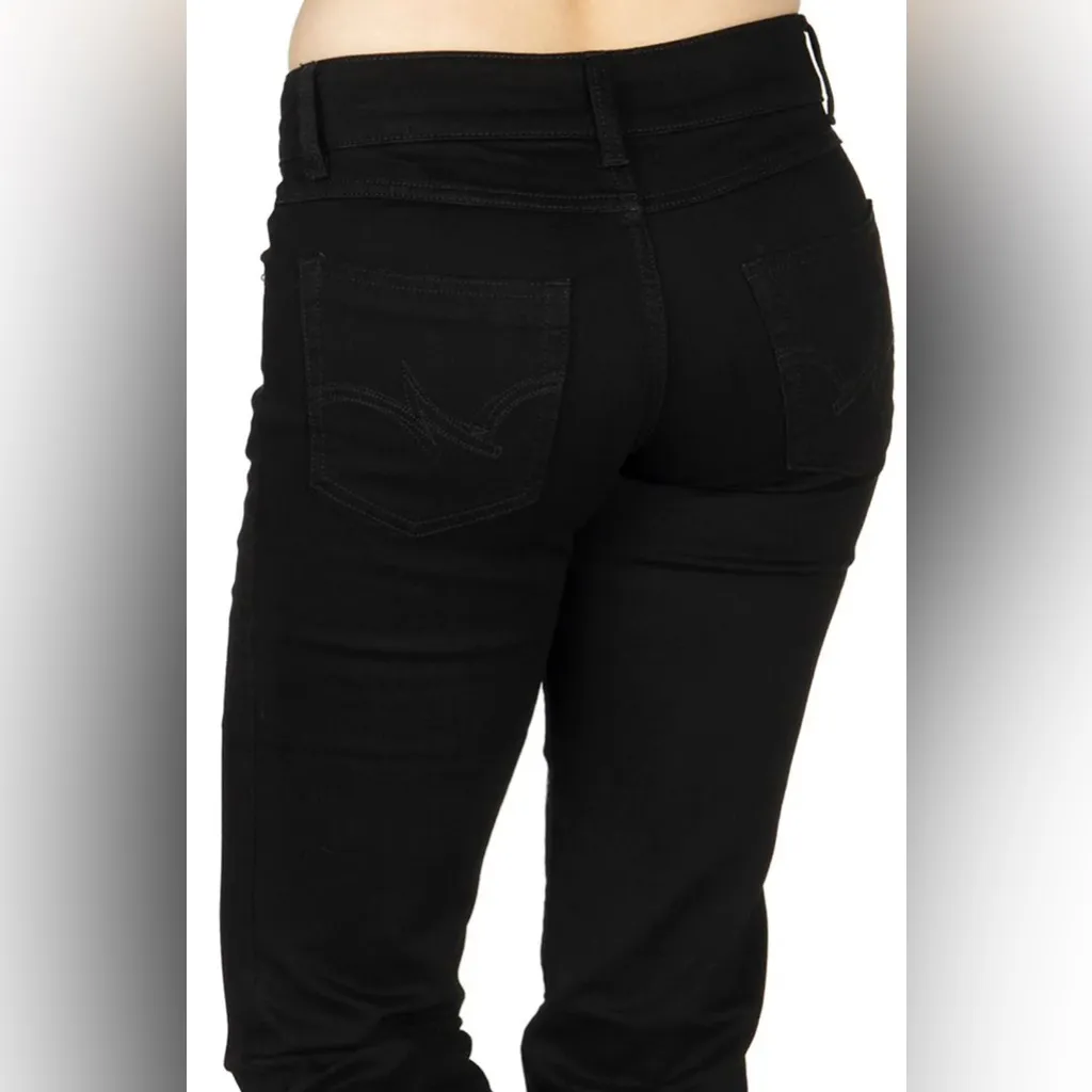 Wrangler Women's Black Boot Cut Jeans Size 9/10 - Image 3