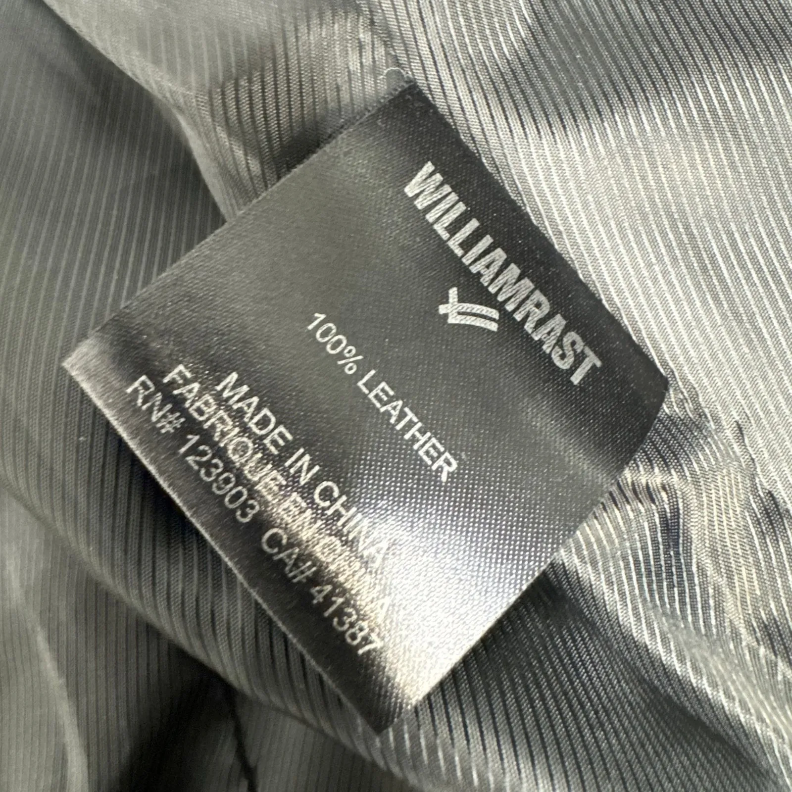 William Rast Studded Genuine Leather Moto Jacket Black Size XS - Image 7