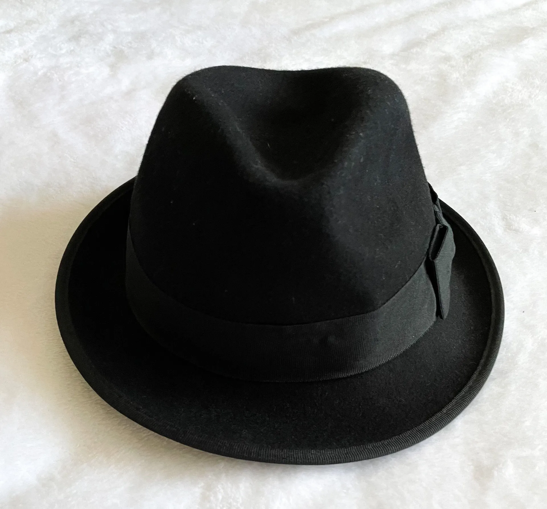 Black Fedora Hat - Image 2