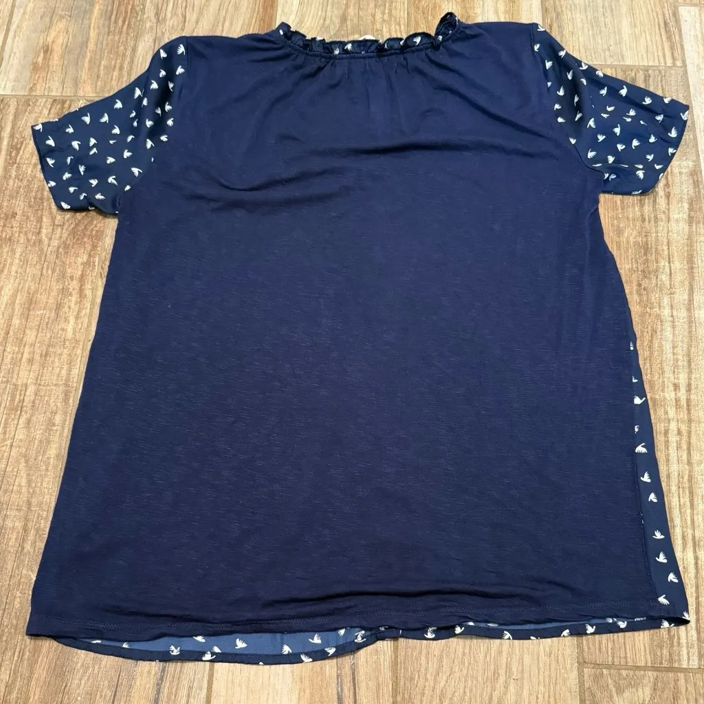Anthropologie Dolan Left Coast Sydney Ruffled Tee Dolan Top - Image 4