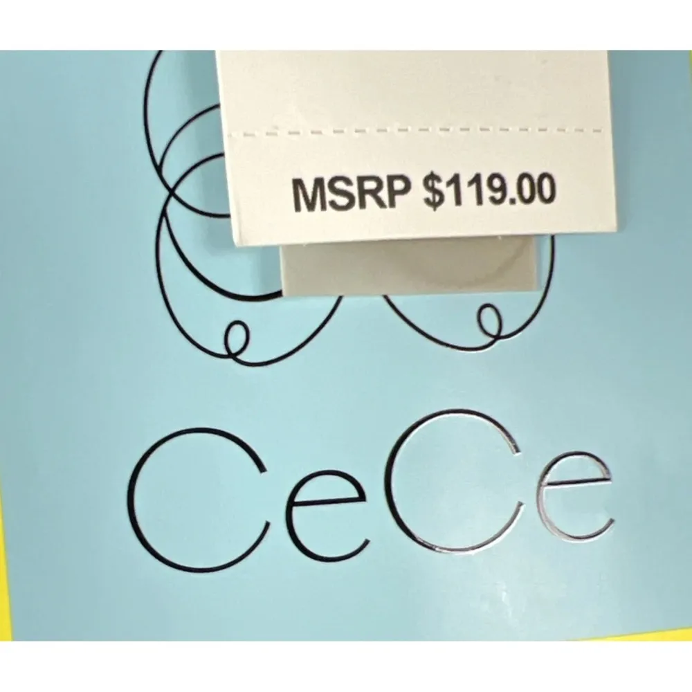 Cece Womens Plus Straight Leg Ankle White Jeans with Faux Pearl Detail Size 22W - Image 4