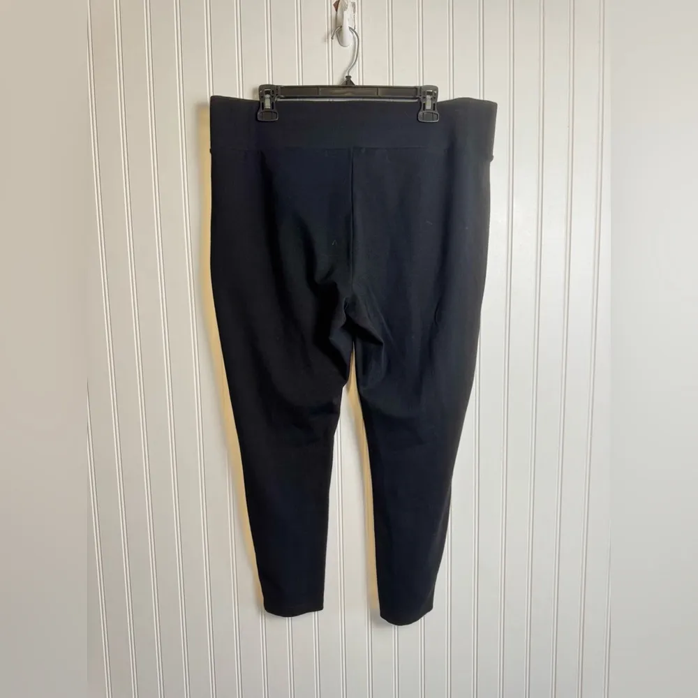 Torrid Black Slim Fix Pull On Crop Pants N37 - Image 2