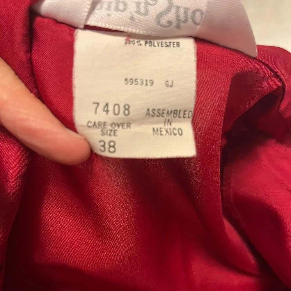 Ship 'n Shore Vintage 1980s Red Button Down Top Size 38 - Image 4