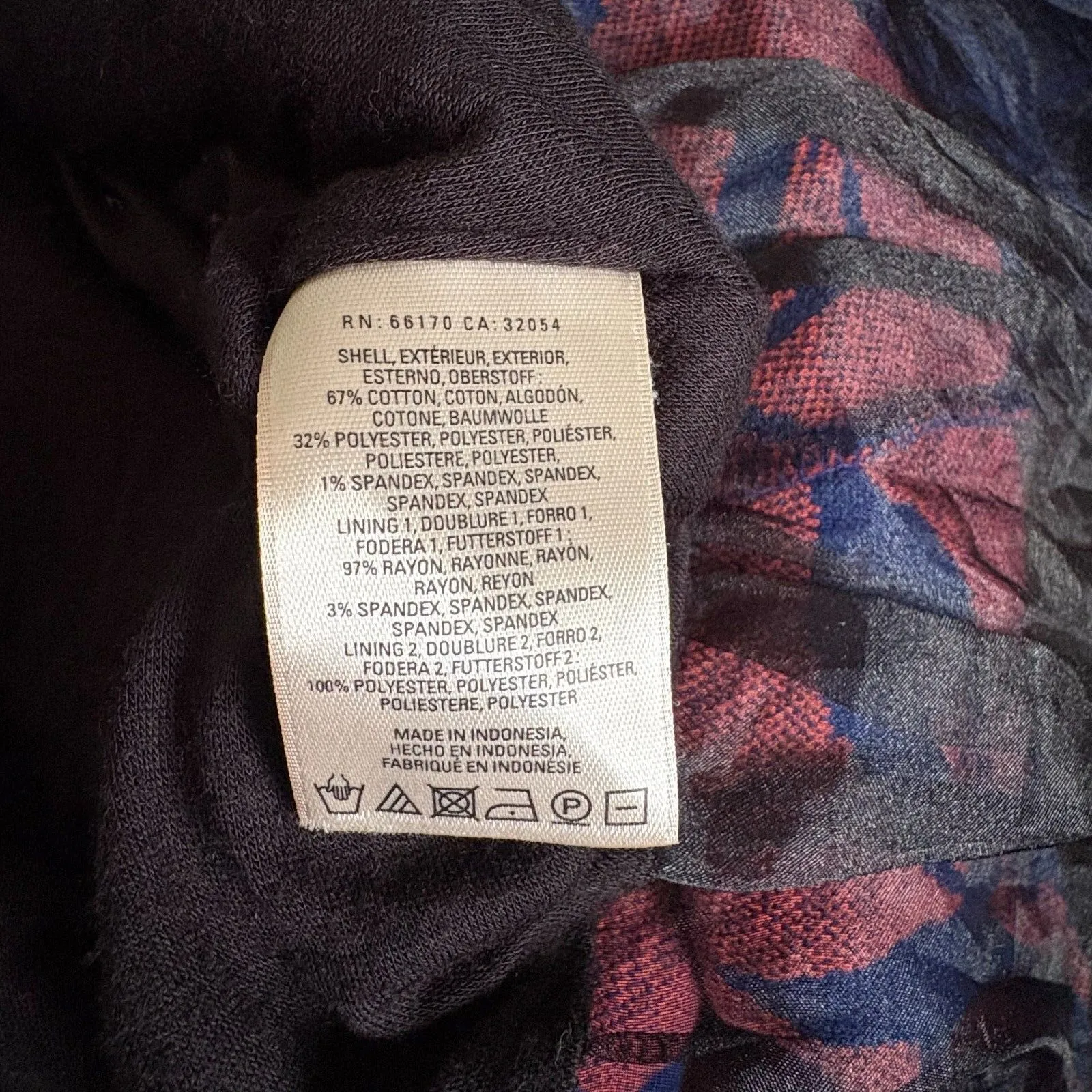 HD in Paris Blushed‎ Blooms Dress Fit & Flare Blue Coral Floral Size Medium - Image 7