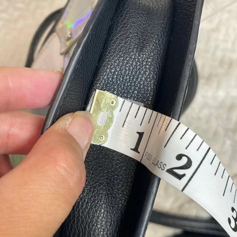 Sleepyville Critters UFO Alien Spaceship Crossbody Bag Purse Black Novelty - Image 8