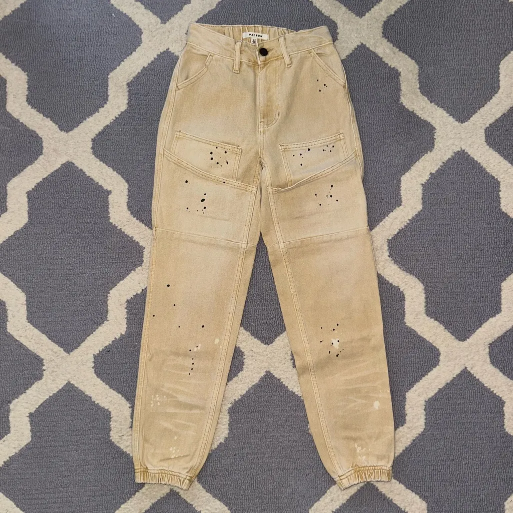 PacSun  Tan Utility Joggers - Image 6