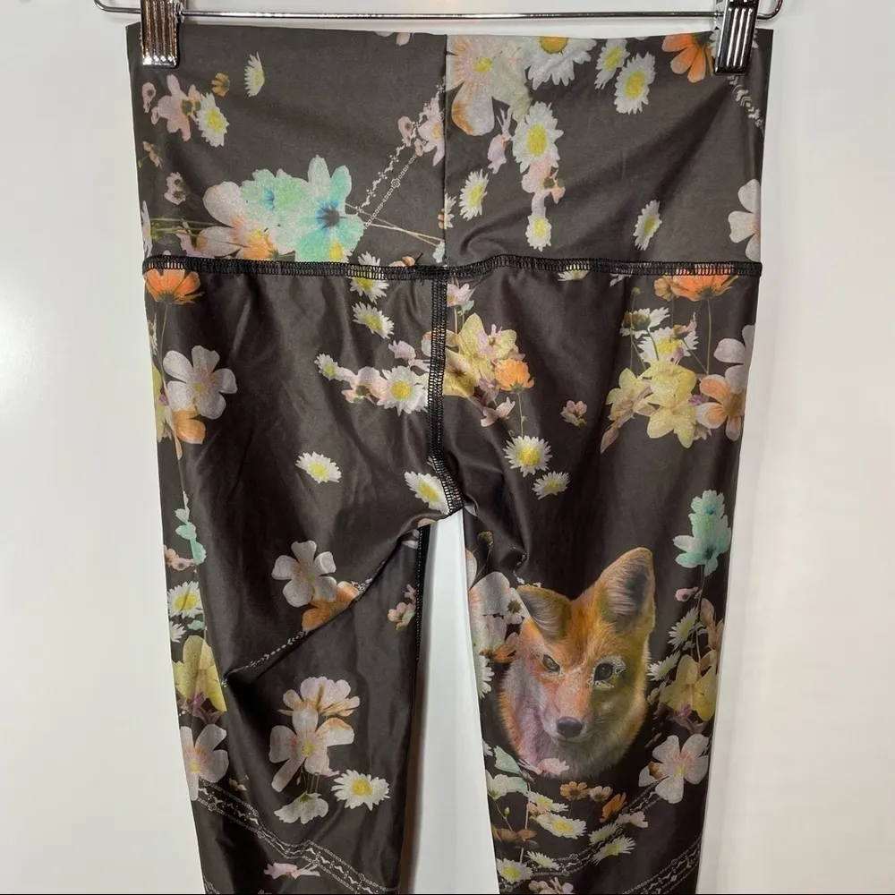 Teeki Wildflower Hot Pant Leggings Small - Image 7