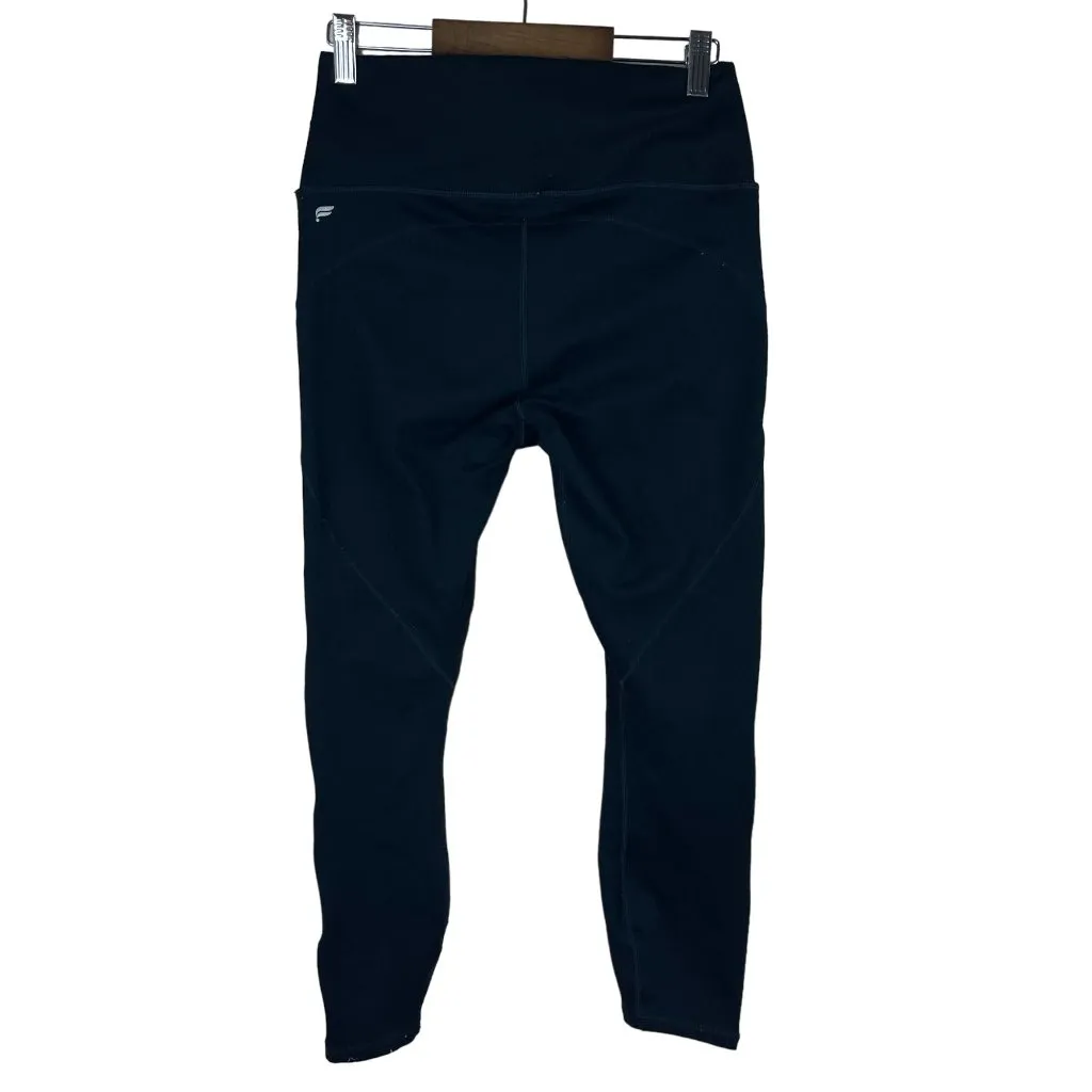 Fabletics Define PowerHold High-Waisted 7/8 Legging Womens‎ M Black Shadow Logo - Image 5